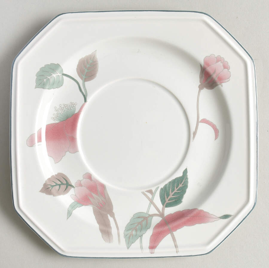 Silk Flowers Saucer for Cream Soup Bowl by Mikasa-1