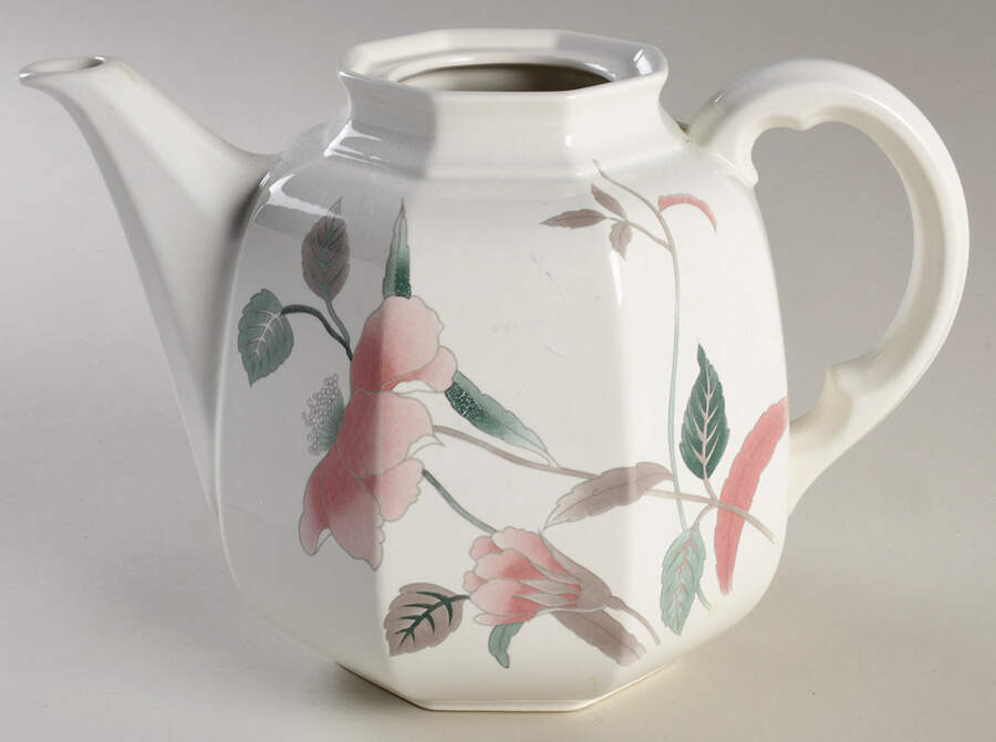 Silk Flowers Coffee Pot No Lid by Mikasa-1