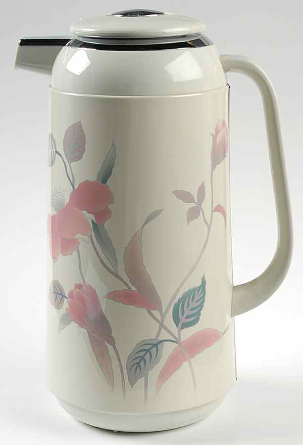 Silk Flowers Plastic Thermos/Carafe & Lid by Mikasa-1