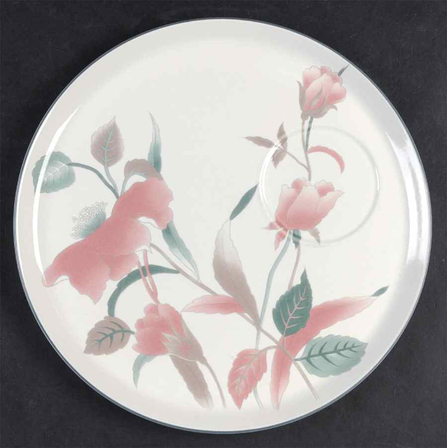 Silk Flowers Crudite, Plate Only by Mikasa-1
