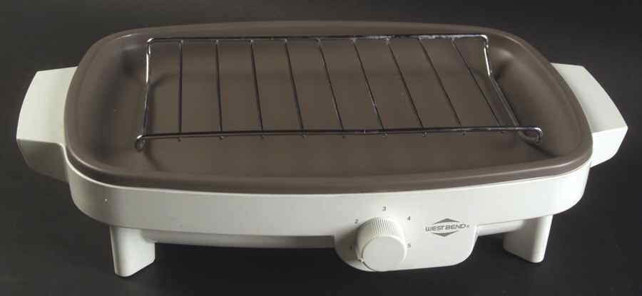 Silk Flowers Electric Warmer/Grill for Slow Cooker by Mikasa-1