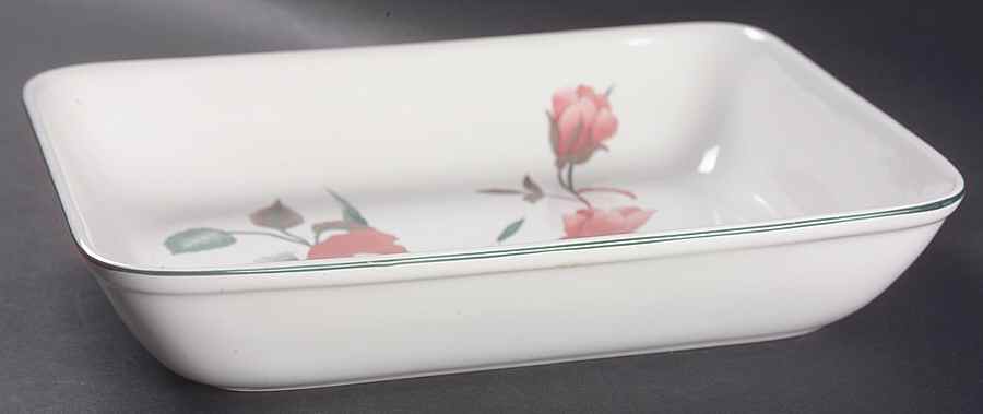 Silk Flowers 10" Rectangular Baker by Mikasa-1