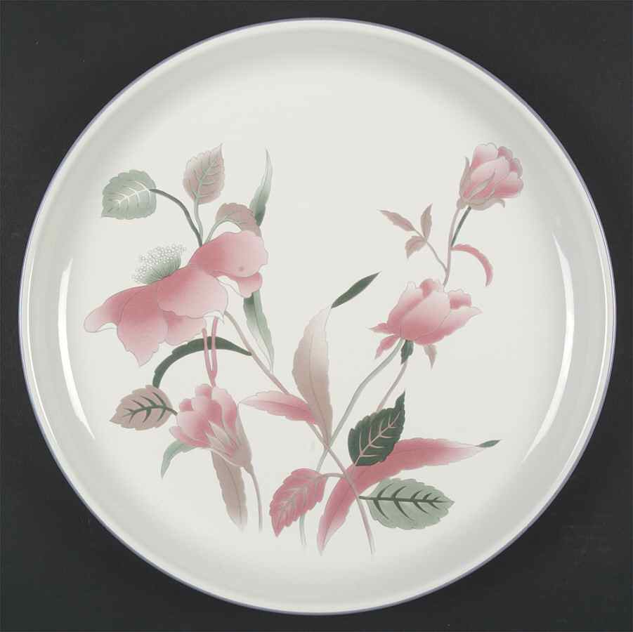 Silk Flowers Party/Serving/Chip & Dip Plate by Mikasa-1