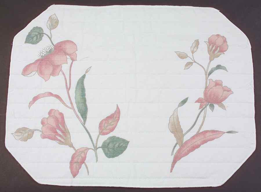 Silk Flowers Cloth Placemat by Mikasa-1