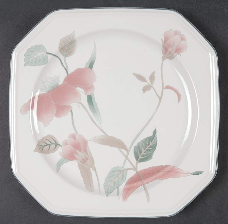 Silk Flowers Luncheon Plate by Mikasa-1