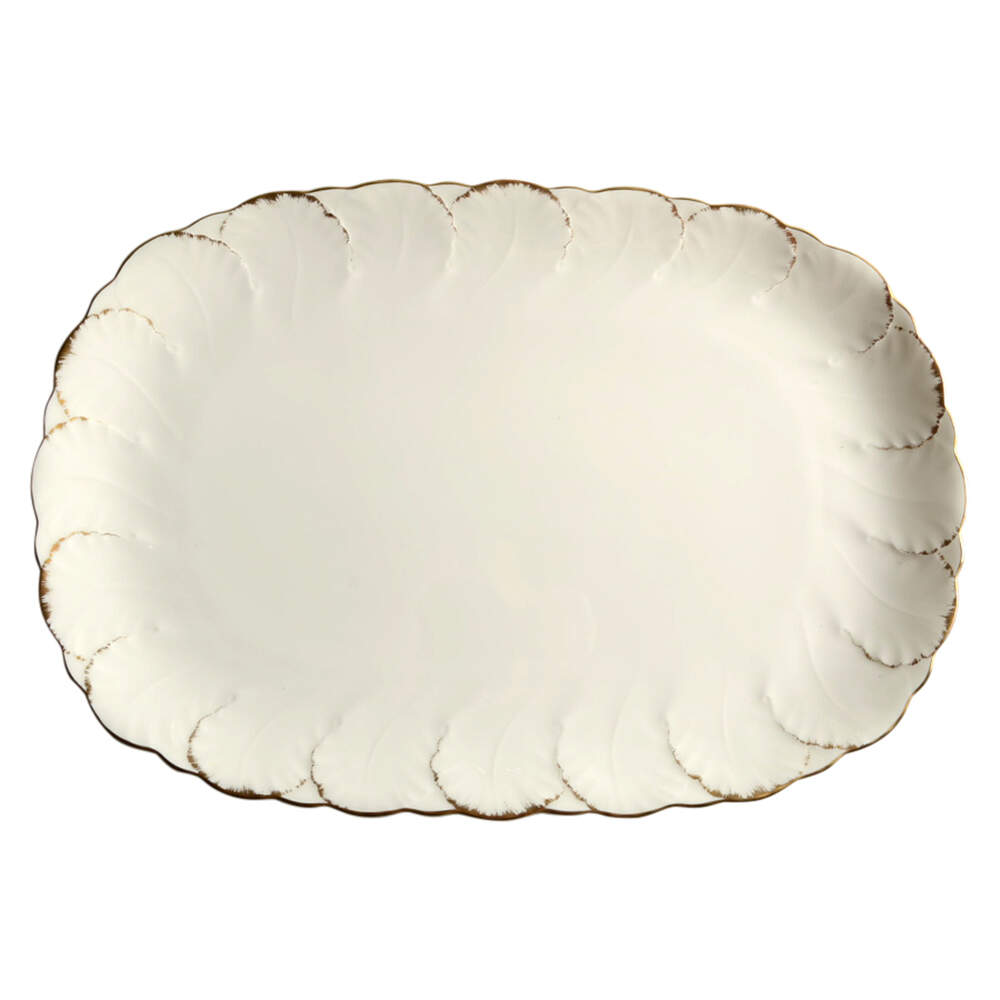 Simply Gold 14" Oval Serving Platter by Mikasa-1