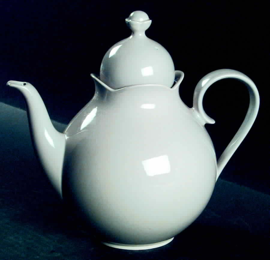Silver Gray Coffee Pot & Lid by Mikasa-1