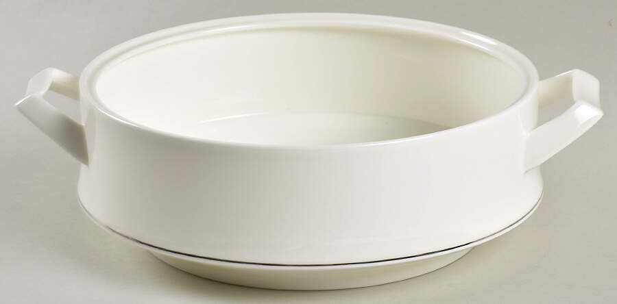 Silver Halo Round Vegetable No Lid by Mikasa-1