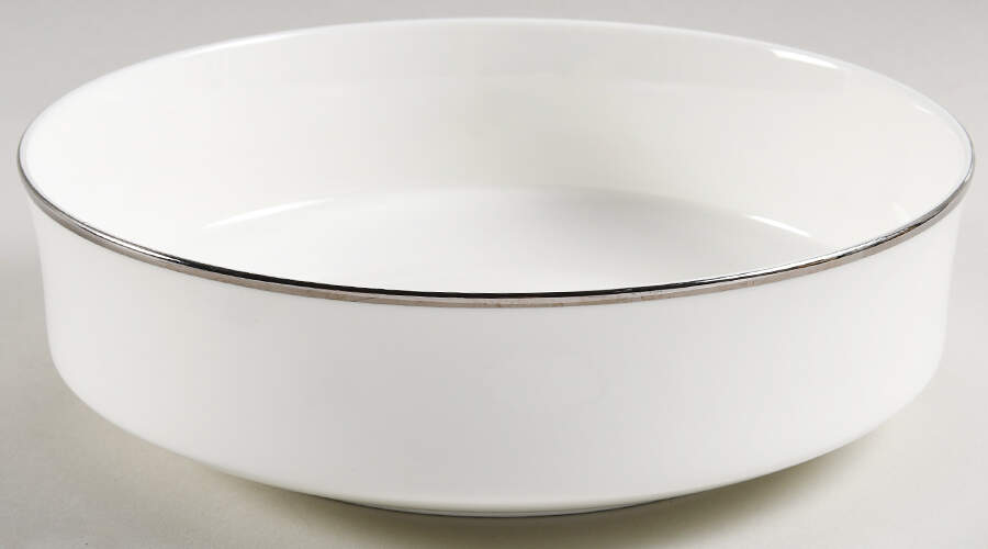 Silver Halo 9" Round Vegetable Bowl by Mikasa-1