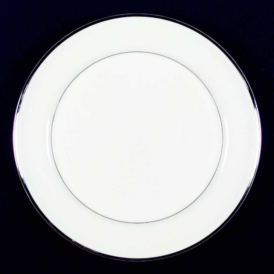 Silver Halo Dinner Plate by Mikasa-1