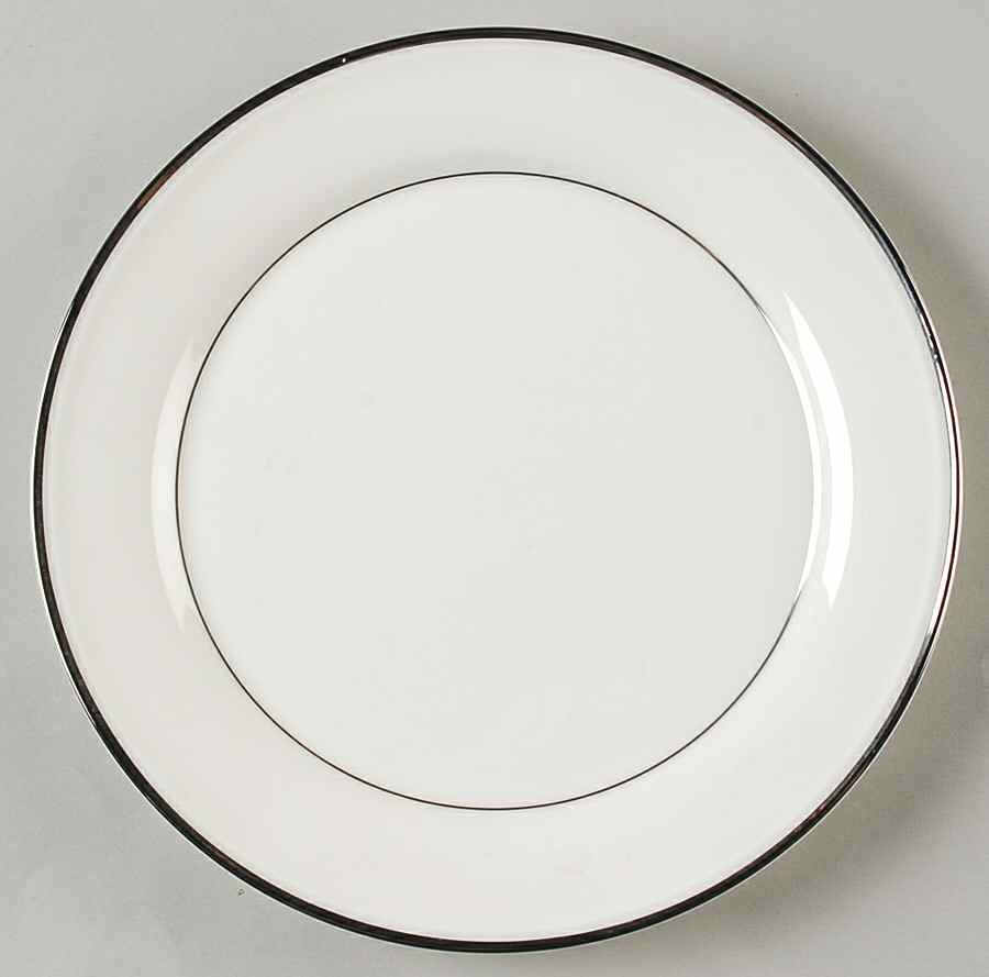 Silver Halo Salad Plate by Mikasa-1