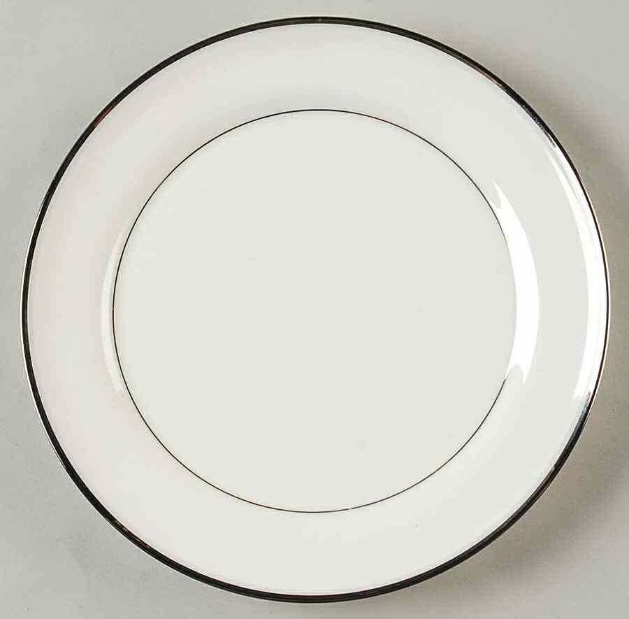 Silver Halo Bread & Butter Plate by Mikasa-1