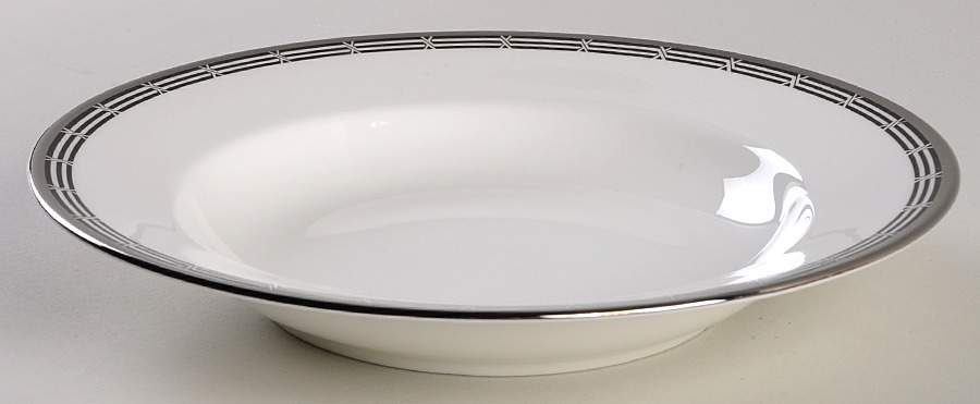 Silversmith Rim Soup Bowl by Mikasa-1