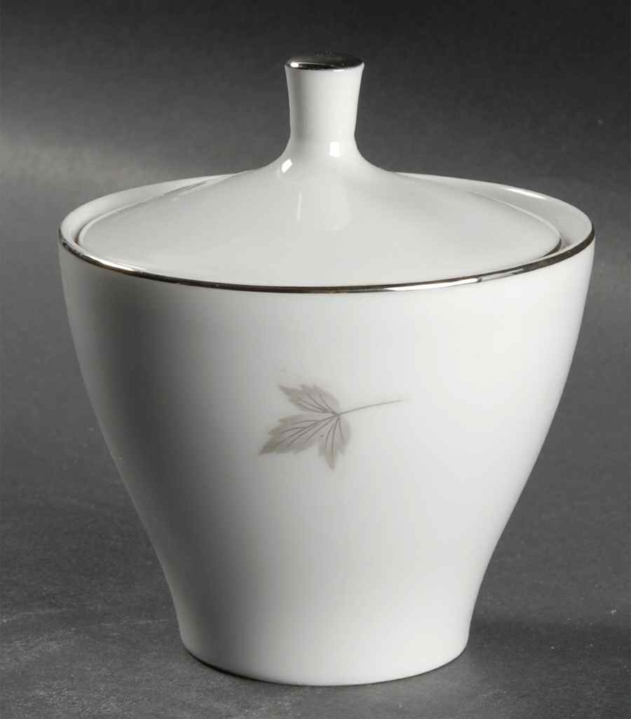 Silver Maple Sugar Bowl & Lid by Mikasa-1