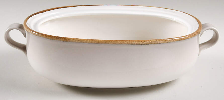 Silver Moss 2 Quart Oval Covered Casserole No Lid by Mikasa-1