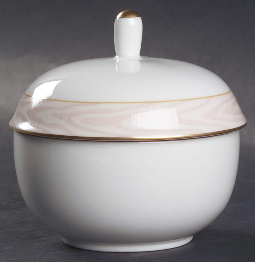 Silk Moire Sugar Bowl & Lid by Mikasa-1