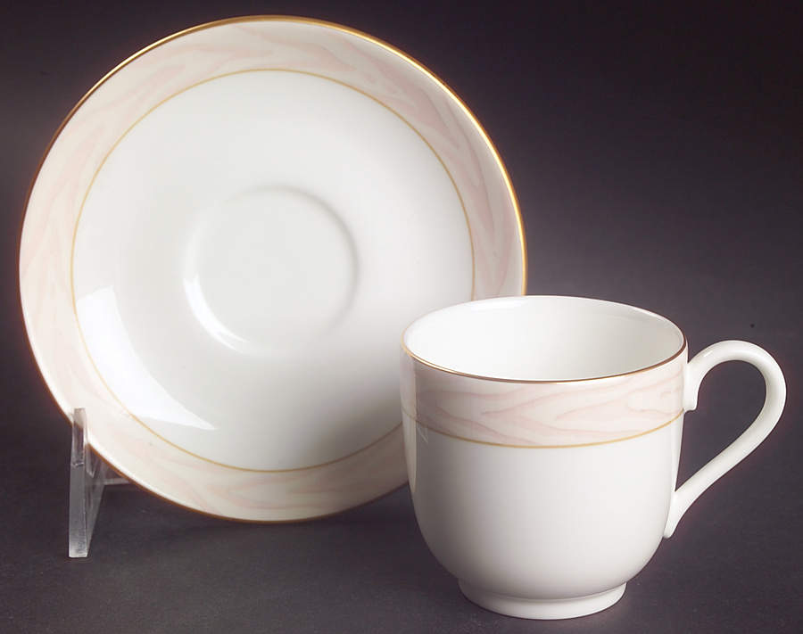 Silk Moire Flat Demitasse Cup & Saucer Set by Mikasa-1