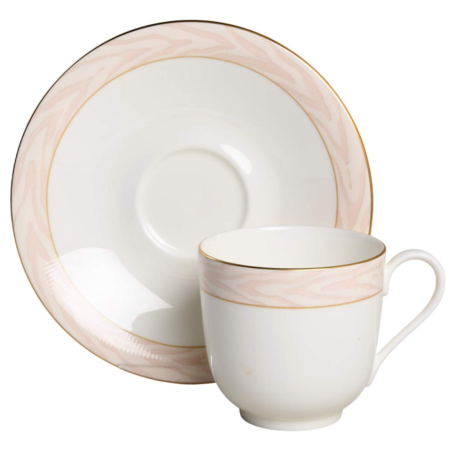 Silk Moire Footed Cup & Saucer Set by Mikasa-1