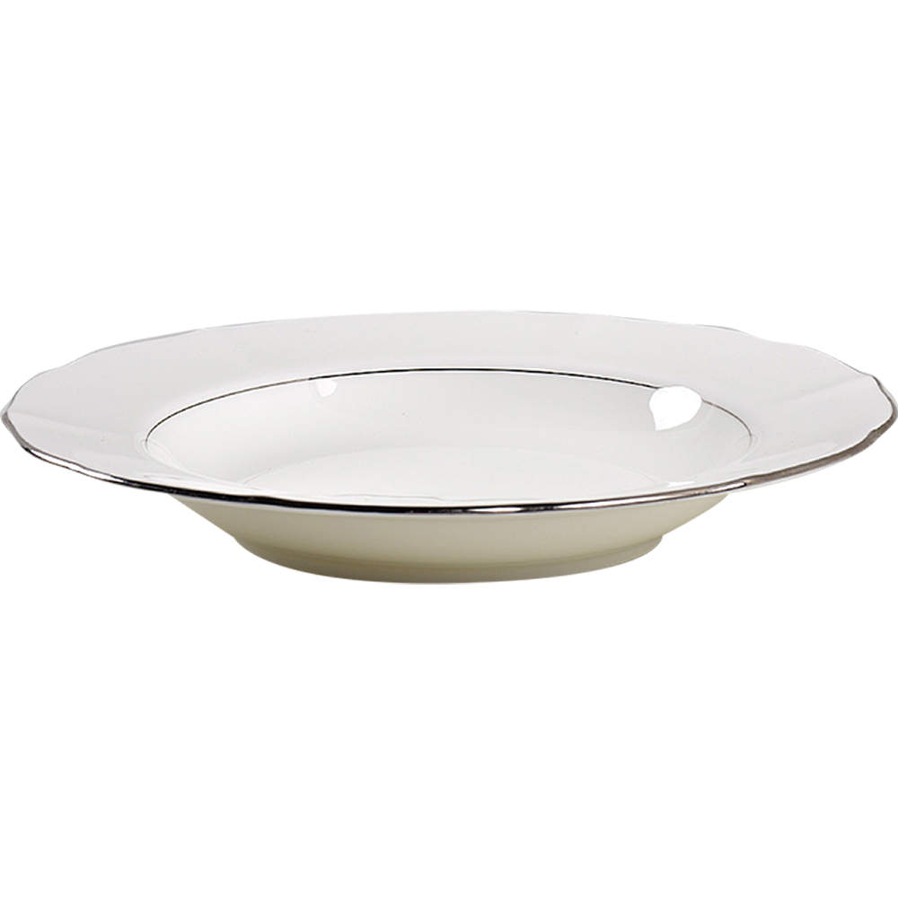 Silver Moon Large Rim Soup Bowl by Mikasa-1