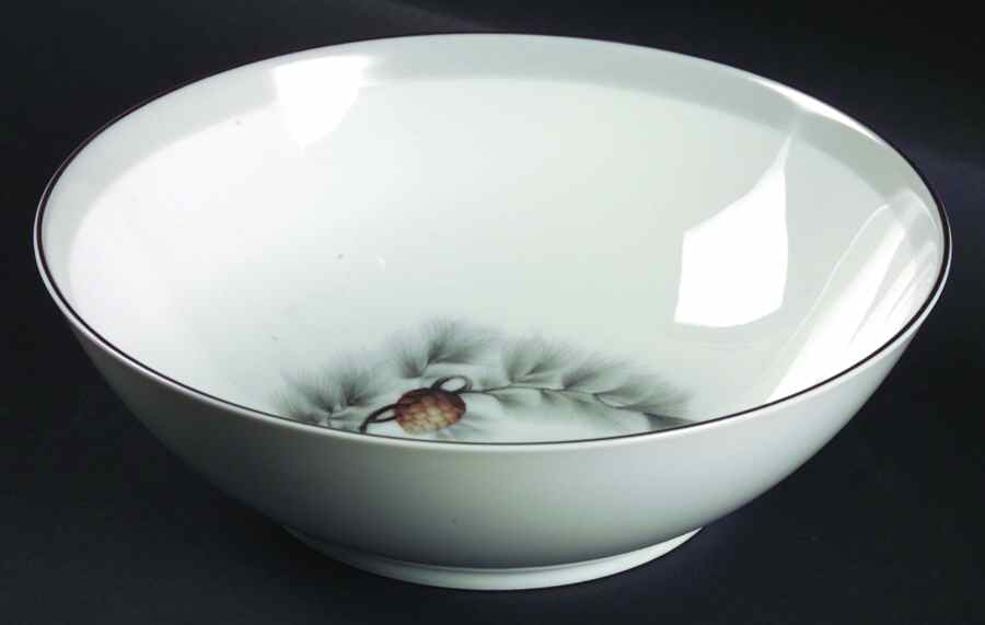Silver Pine Coupe Cereal Bowl by Mikasa-1