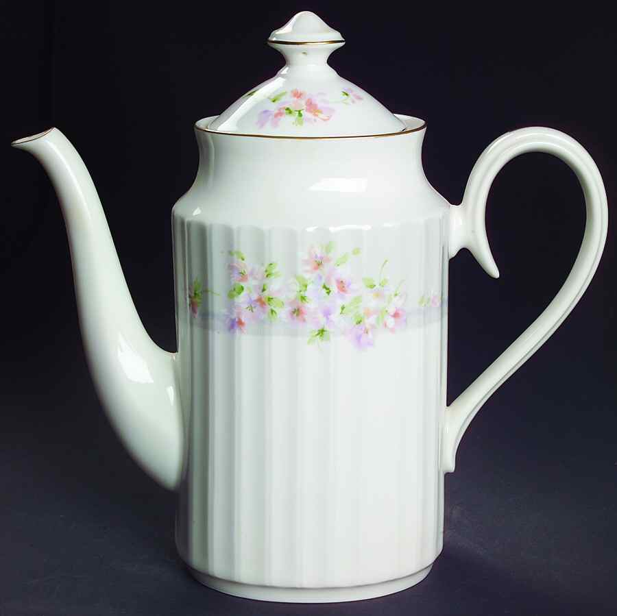 Silver Shadow Coffee Pot & Lid by Mikasa-1