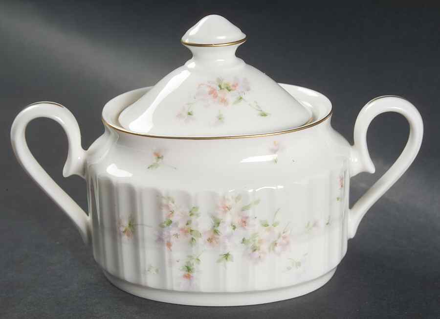 Silver Shadow Sugar Bowl & Lid by Mikasa-1