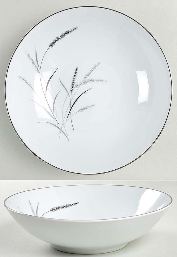 Silver Wheat (5655) 9" Round Vegetable Bowl by Mikasa-1