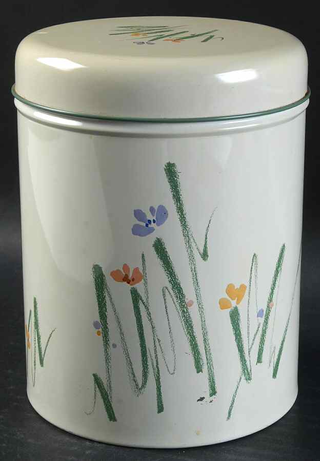 Sketch Book Medium Metal Canister & Lid by Mikasa-1
