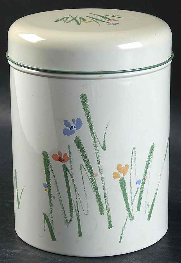 Sketch Book Small Metal Canister & Lid by Mikasa-1