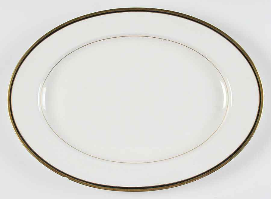 Skidmore 14" Oval Serving Platter by Mikasa-1
