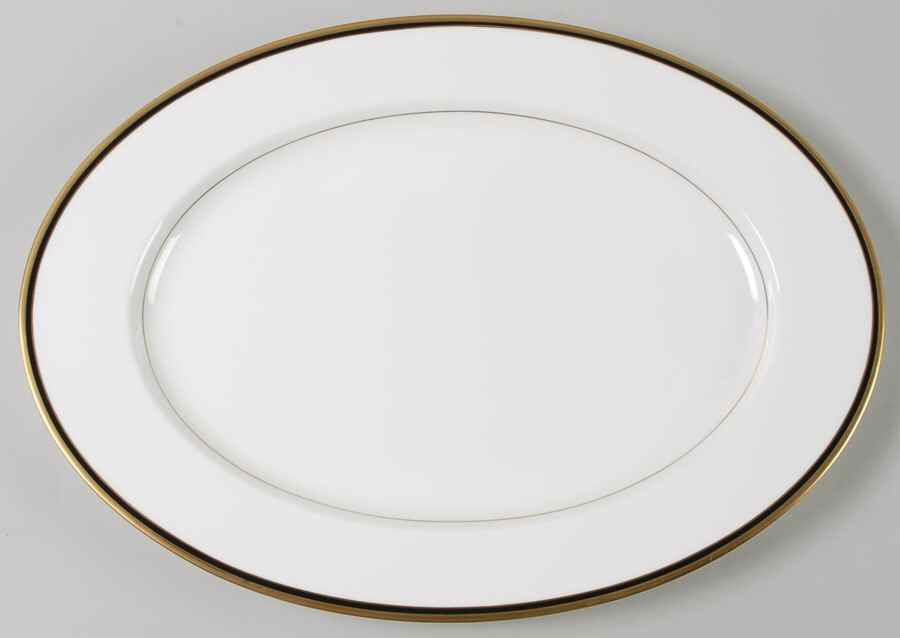 Skidmore 17" Oval Serving Platter by Mikasa-1