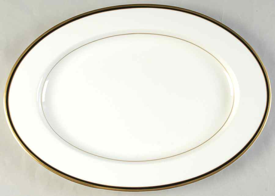 Skidmore 15" Oval Serving Platter by Mikasa-1