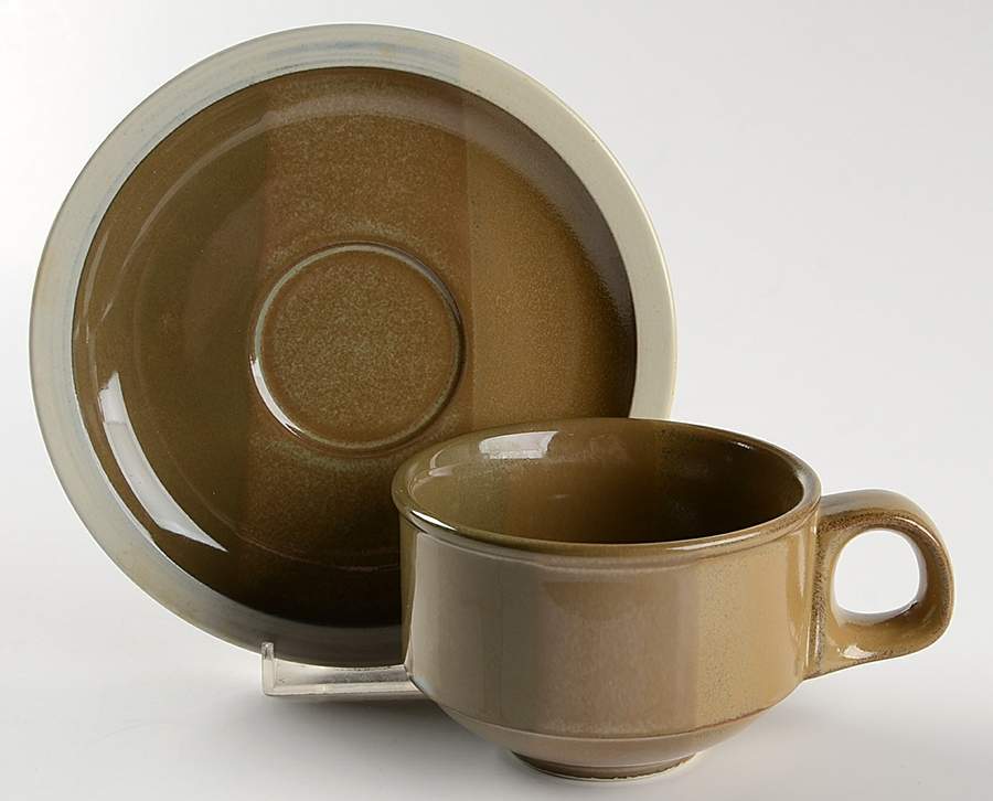 Skye Flat Cup & Saucer Set by Mikasa-1