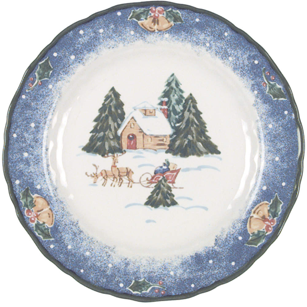Sleigh Bells Dinner Plate by Mikasa-1