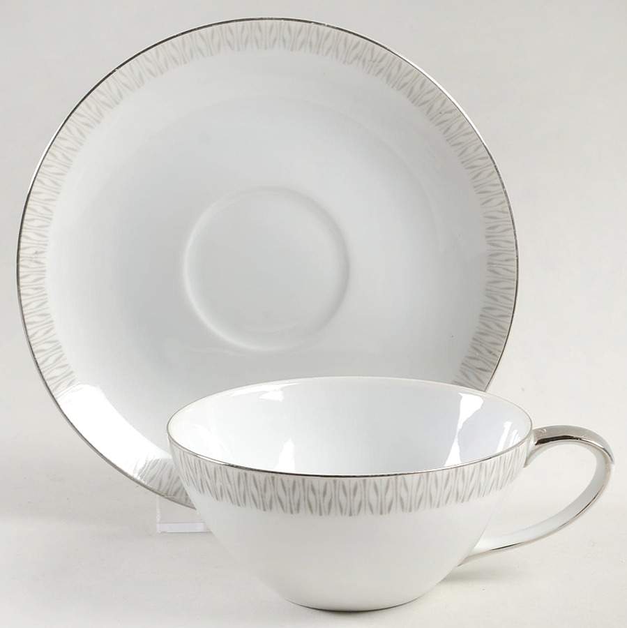 Smart Set Flat Cup & Saucer Set by Mikasa-1
