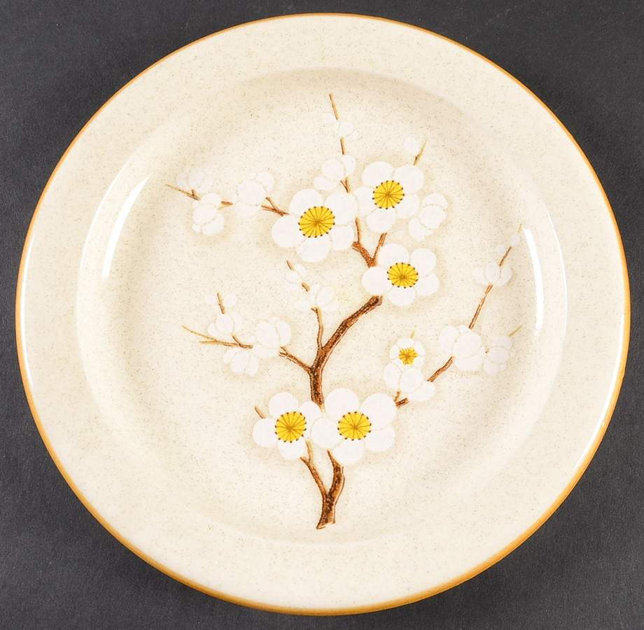 Snow Blossom Salad Plate by Mikasa-1