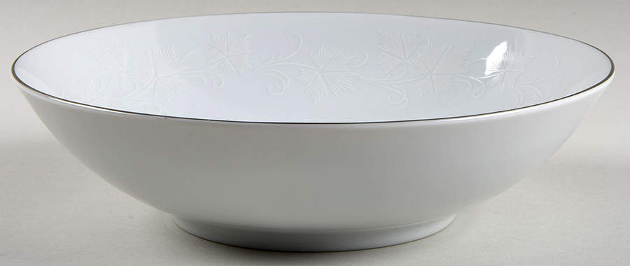 Snow Flower 9" Round Vegetable Bowl by Mikasa-1