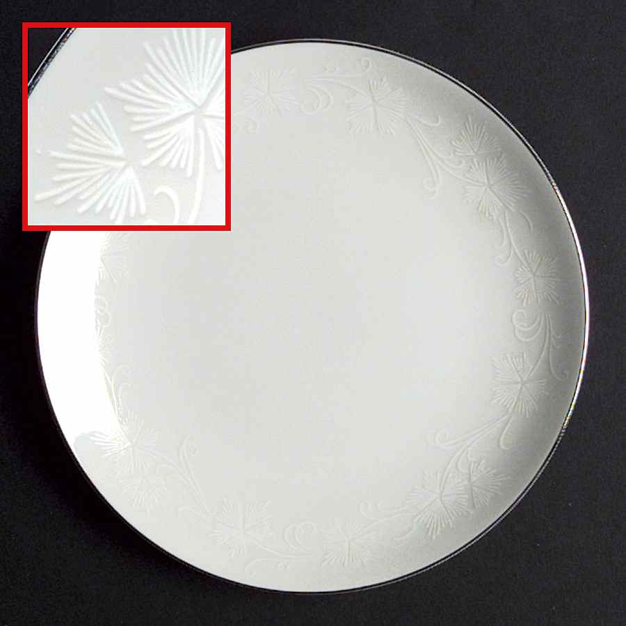 Snow Flower Salad Plate by Mikasa-1