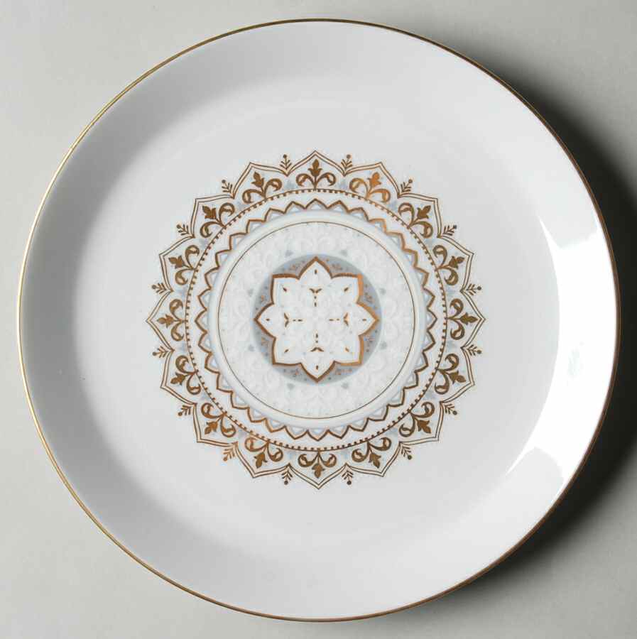 Snowflake Salad Plate by Mikasa-1