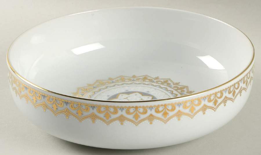 Snowflake 8" Round Vegetable Bowl by Mikasa-1
