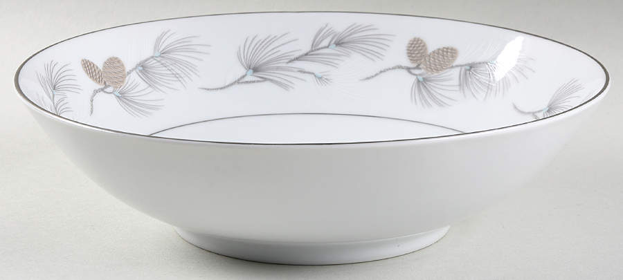 Snow Pine 9" Round Vegetable Bowl by Mikasa-1