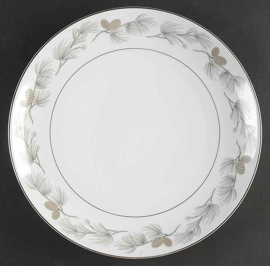 Snow Pine 11" Chop Plate (Round Platter) by Mikasa-1