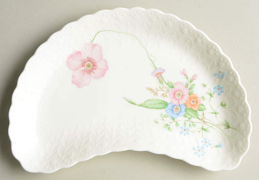 Something Blue Crescent Salad Plate by Mikasa-1
