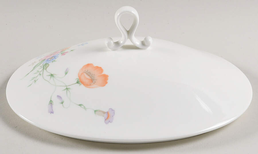 Something Blue Lid for Oval Vegetable by Mikasa-1