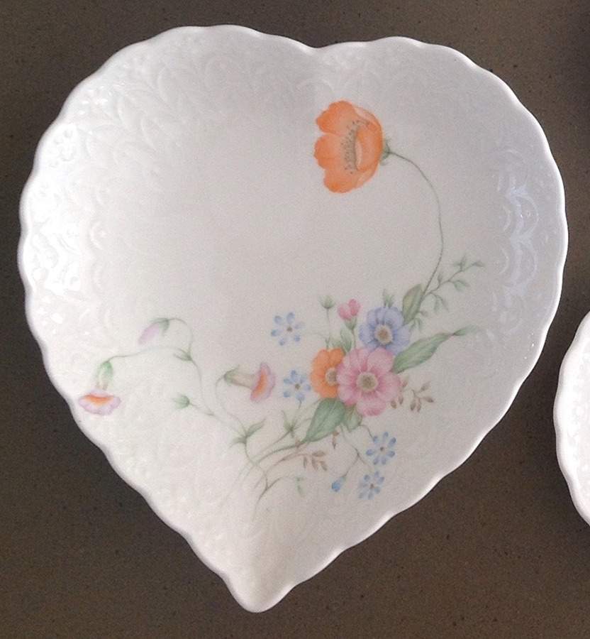 Something Blue Heart Shaped Dish by Mikasa-1