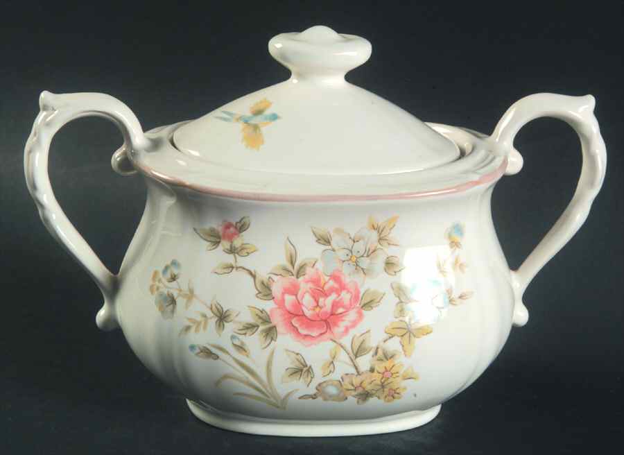 Southern Belle Sugar Bowl & Lid by Mikasa-1
