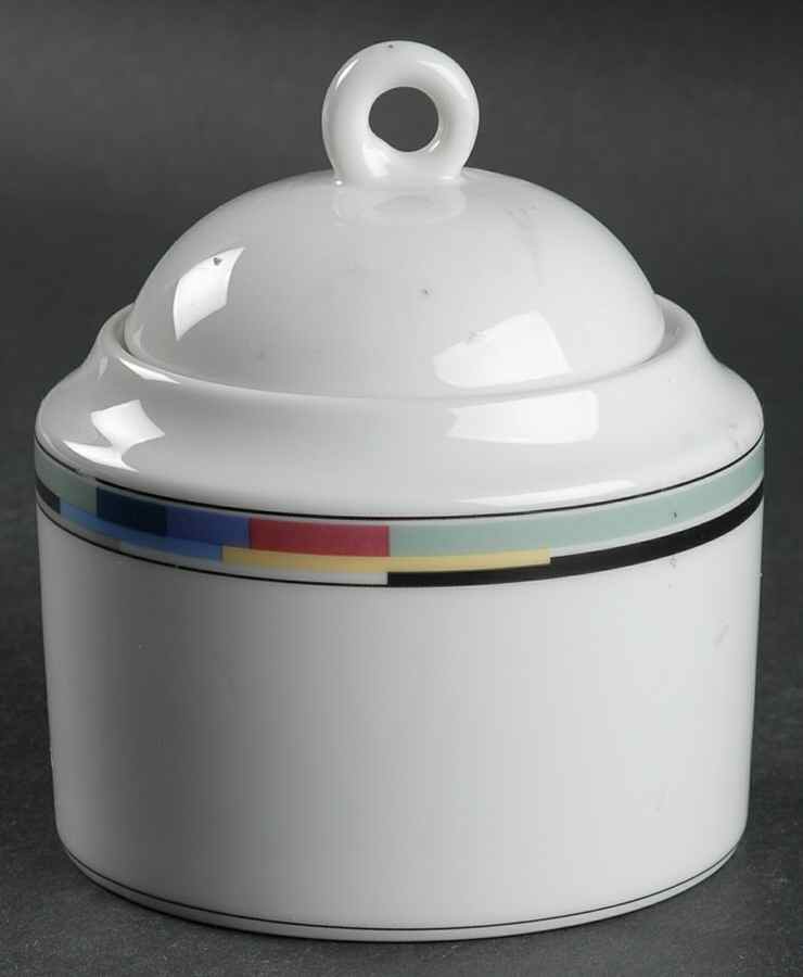 Social Circle Sugar Bowl & Lid by Mikasa-1