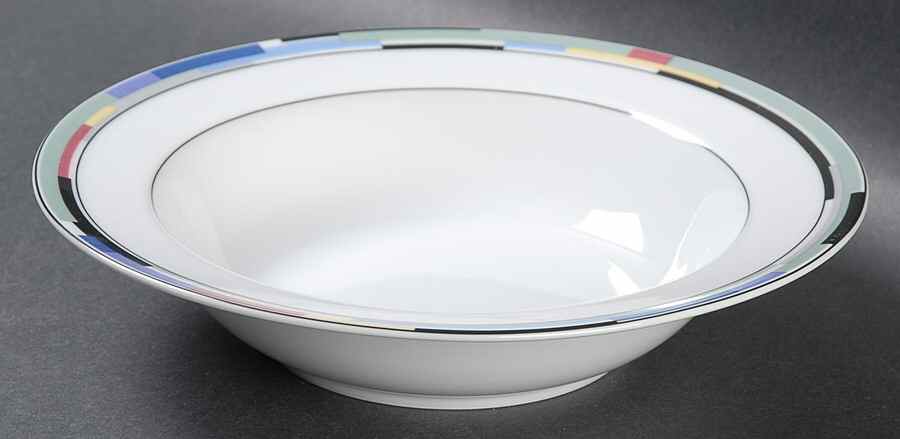 Social Circle Rim Fruit/Dessert (Sauce) Bowl by Mikasa-1