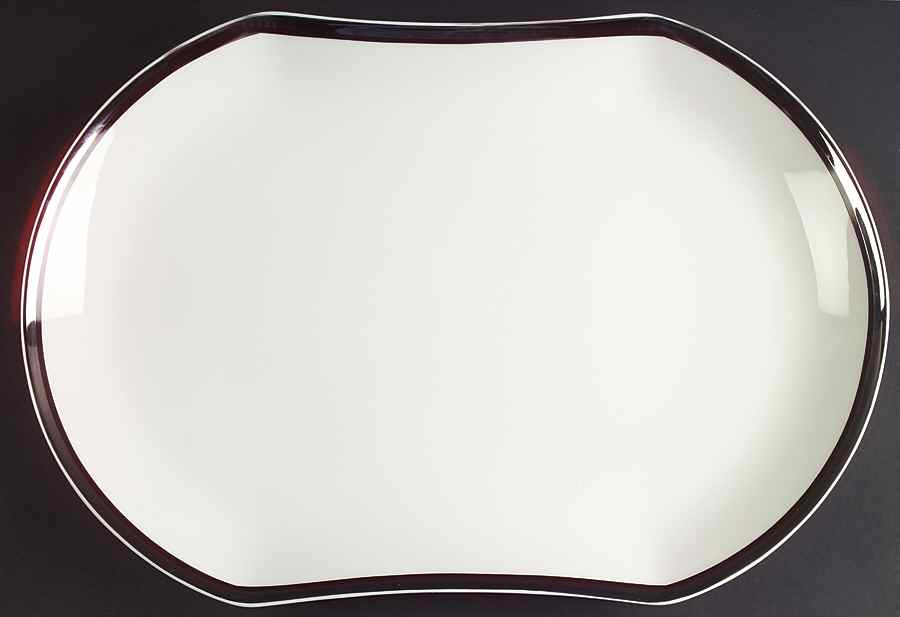 Solitude 16" Oval Serving Platter by Mikasa-1