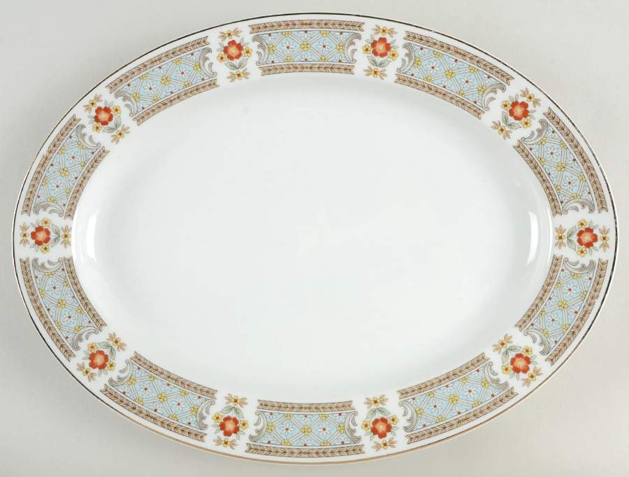 Sonata 14" Oval Serving Platter by Mikasa-1